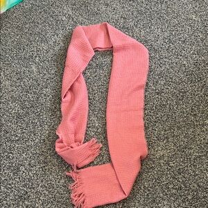 Pink Woven Scarf